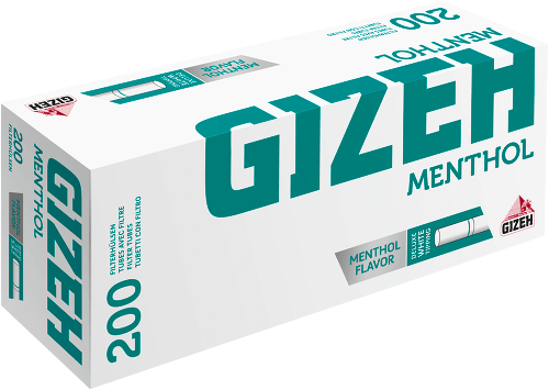 200 Gizeh Menthol Filterhülsen