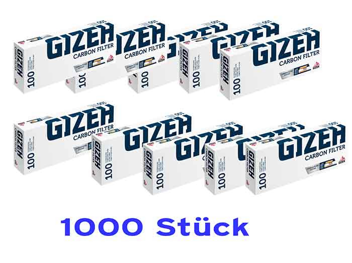 1000 Gizeh Carbon Hülsen
